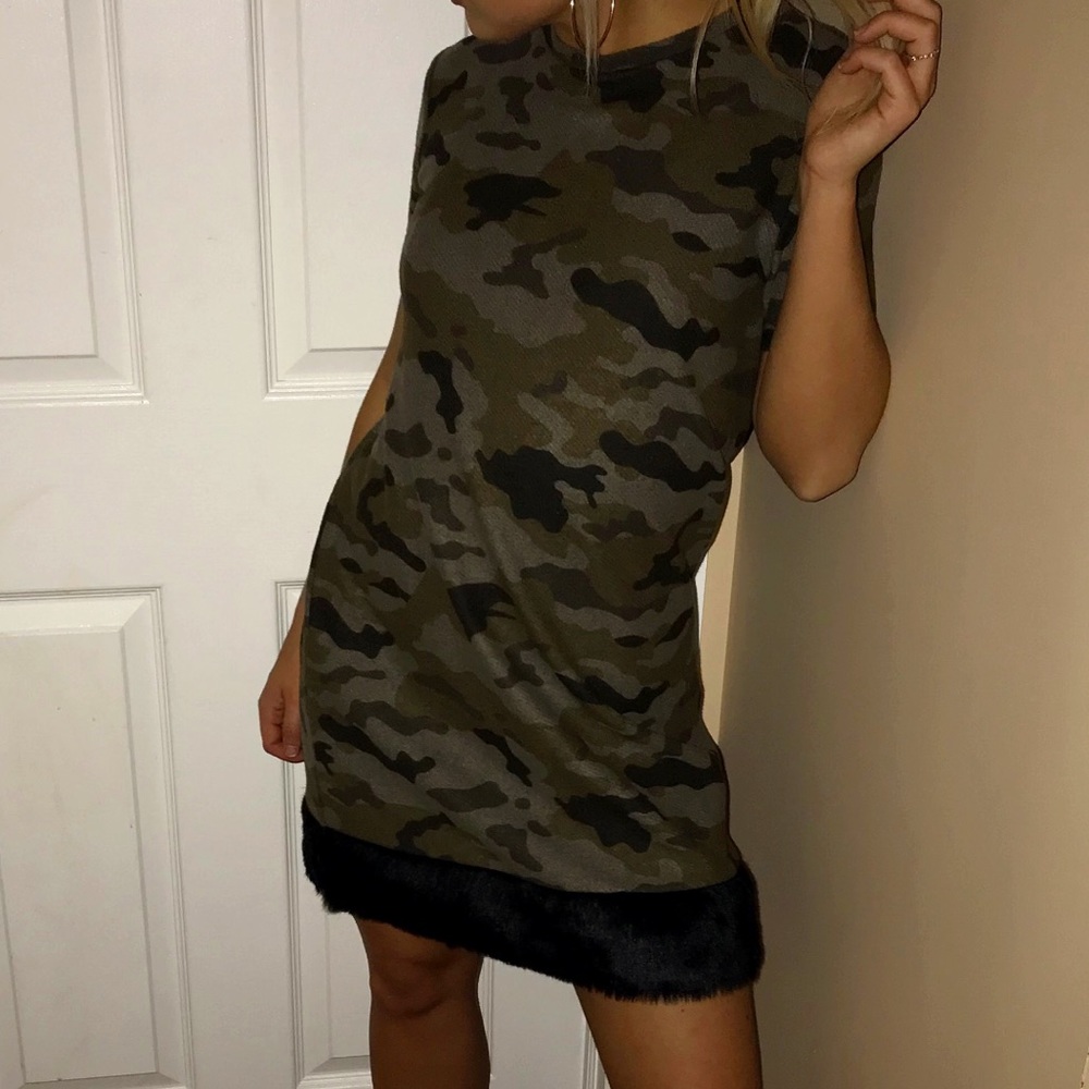 Zara Camo Dress